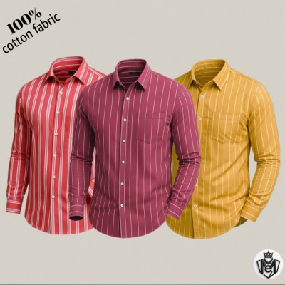 Premium Cotton Stripe Combo (3-Pack)