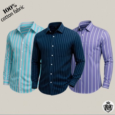 Premium Cotton Stripe Combo (3-Pack)
